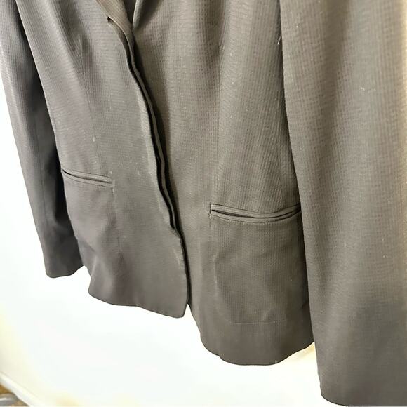 Piazza Sempione Long Black Italian Blazer Size IT 42 - Picture 3 of 8